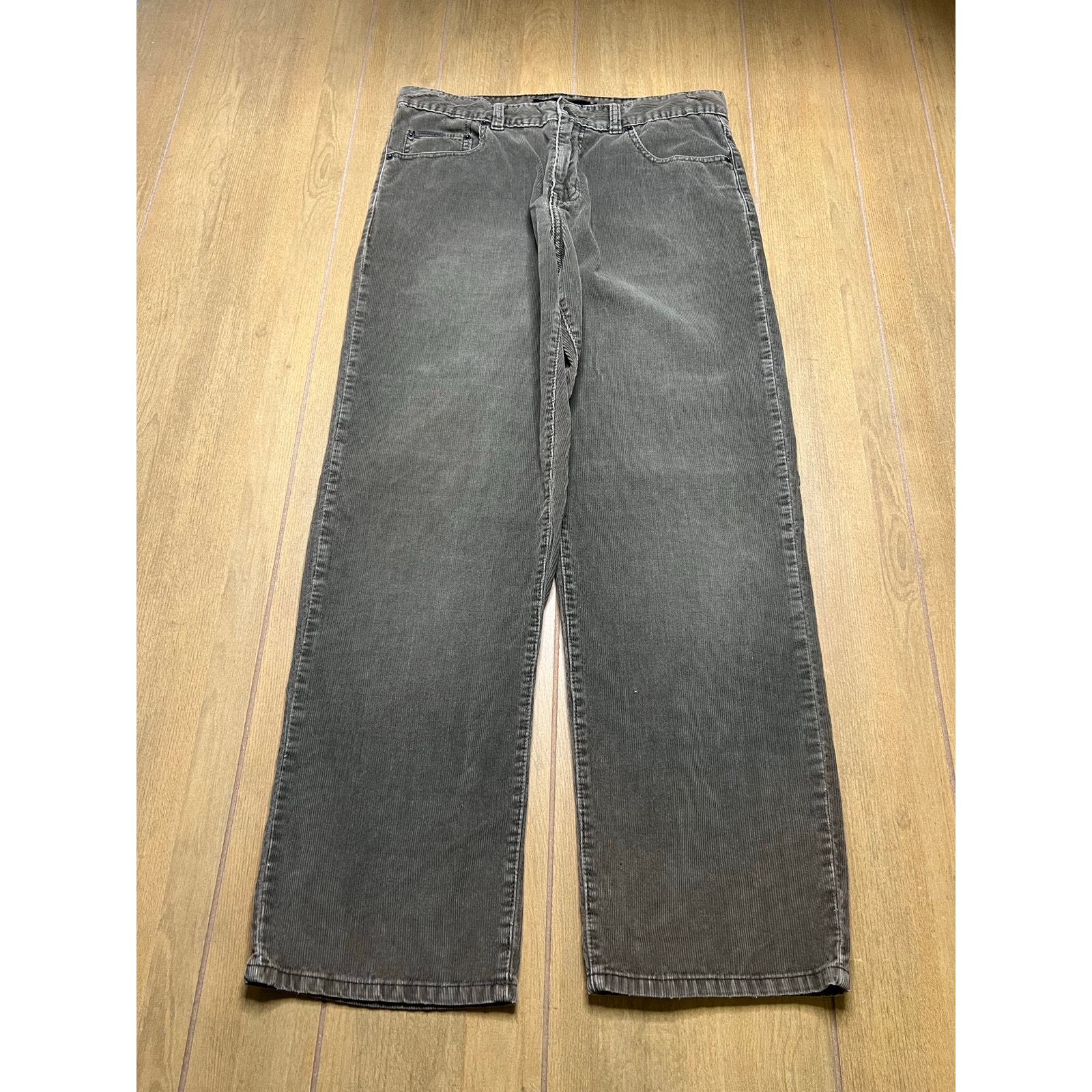 Vintage Calvin Klein Corduroy Jeans Sz 33x30 Straight Leg Stretch Y2k